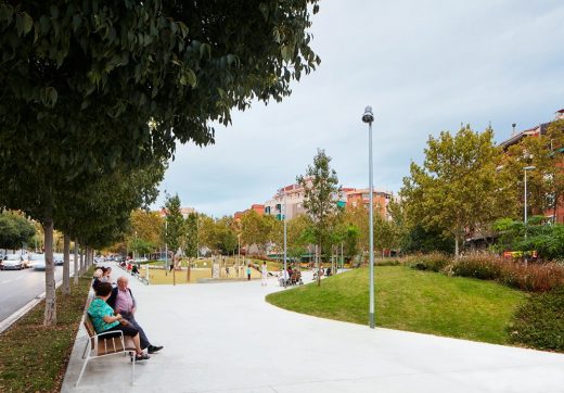 A green space in Badalona