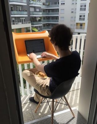 Balcony desk