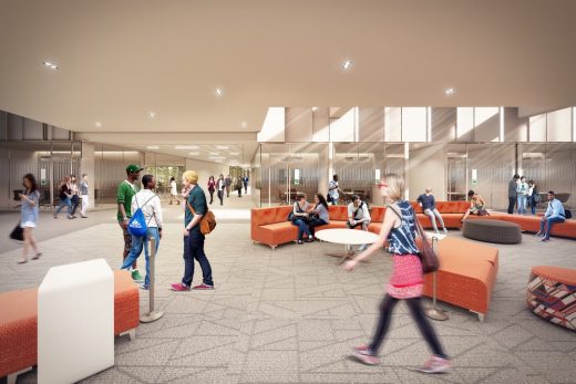 MSU Broad College of Business Pavilion Building interior