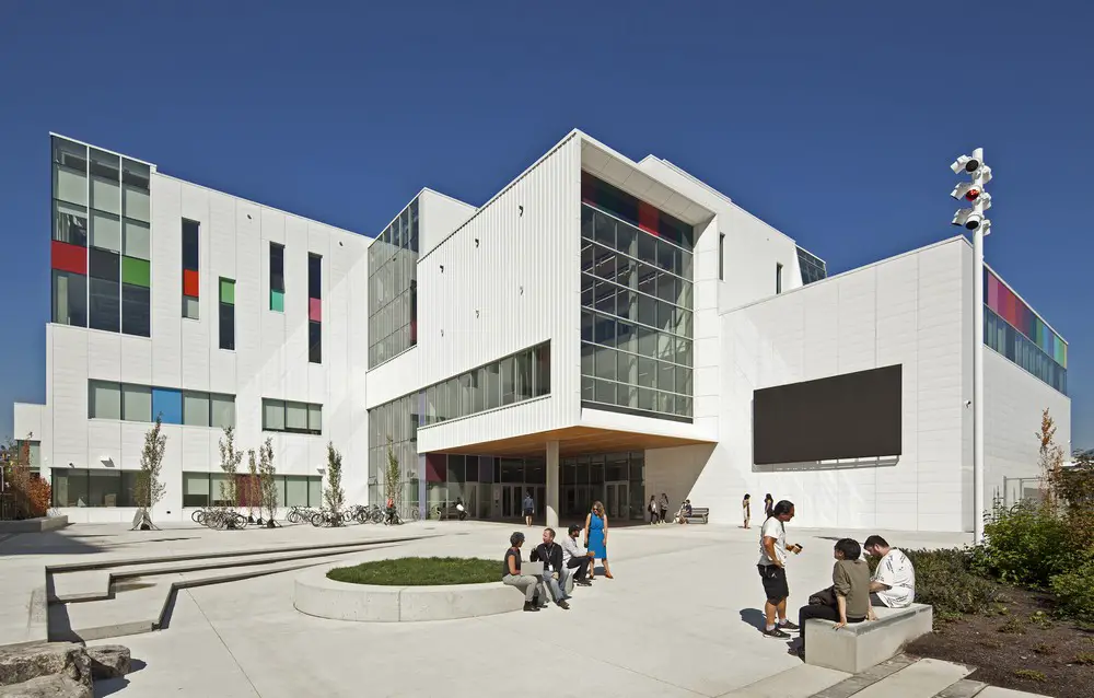 Wilson Arts Plaza, SE entrance, Emily Carr University of Art + Design Vancouver