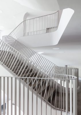 FOM University Düsseldorf Building interior railings