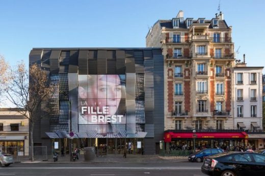 Gaumont-Pathé Alésia Cinemas, Paris, France | www.e-architect.com