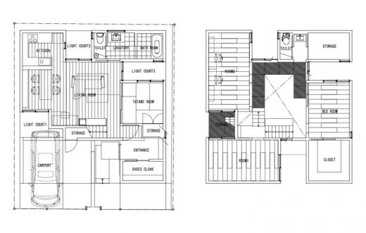 Matsuyacho house plan layout