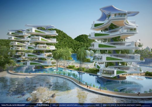 Nautilus Eco-Resort Cebu by Vincent Callebaut Architectures
