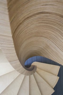 Nautilus Spiral Staircase London wood design
