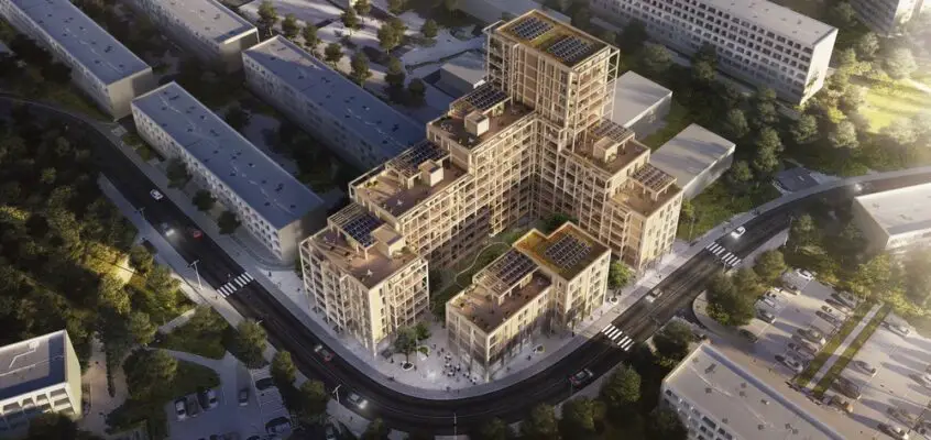 New Neighborhood in Wood for Ör Centrum