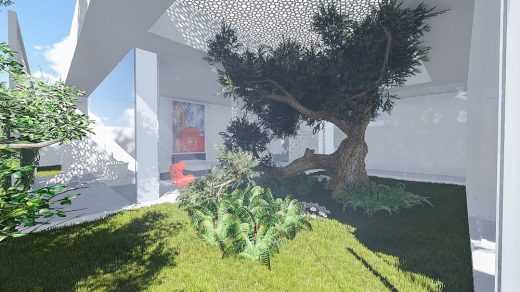 Octopus House garden design in Dubai