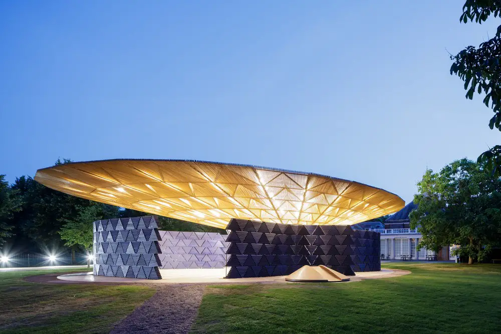 Serpentine Pavilion 2017 by Francis Kéré Architect in Kensington Gardens London