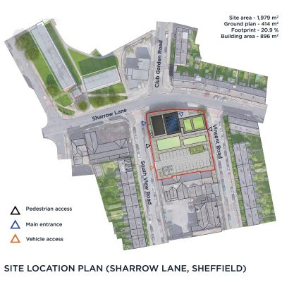 Sharrow Nursery and Community Centre building design UK