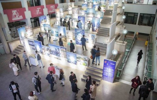 Aedas exhibition at Tongji University, Shanghai, China