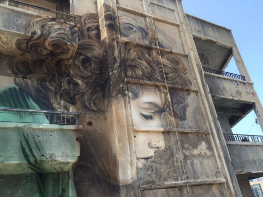 Bachoura Building Art in Beirut