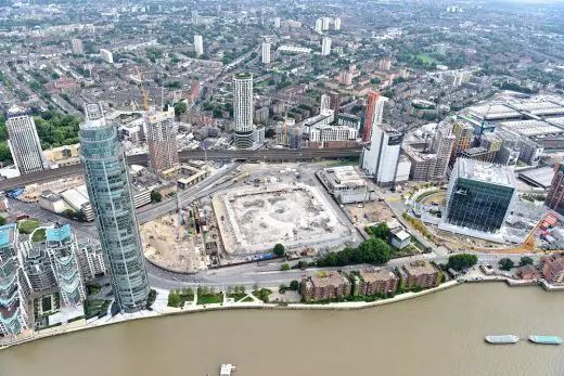 Battersea Embankment London buildings