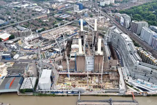 Battersea Power Station building in London