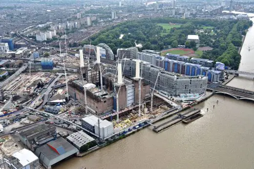 Battersea Power Station building in London