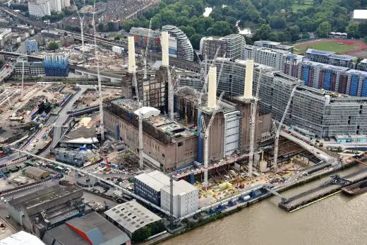 Battersea Power Station building in London