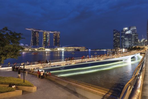 Jubilee Bridge in Singapore