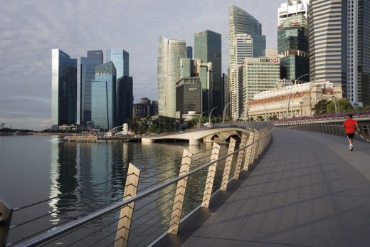 Jubilee Bridge in Singapore