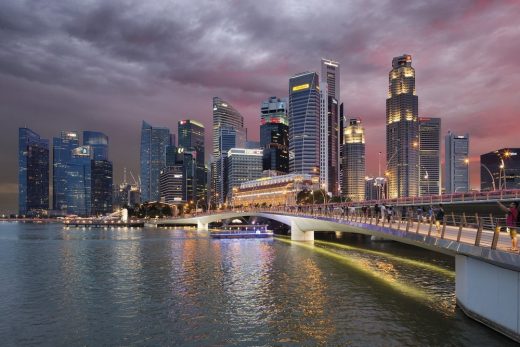 Jubilee Bridge in Singapore