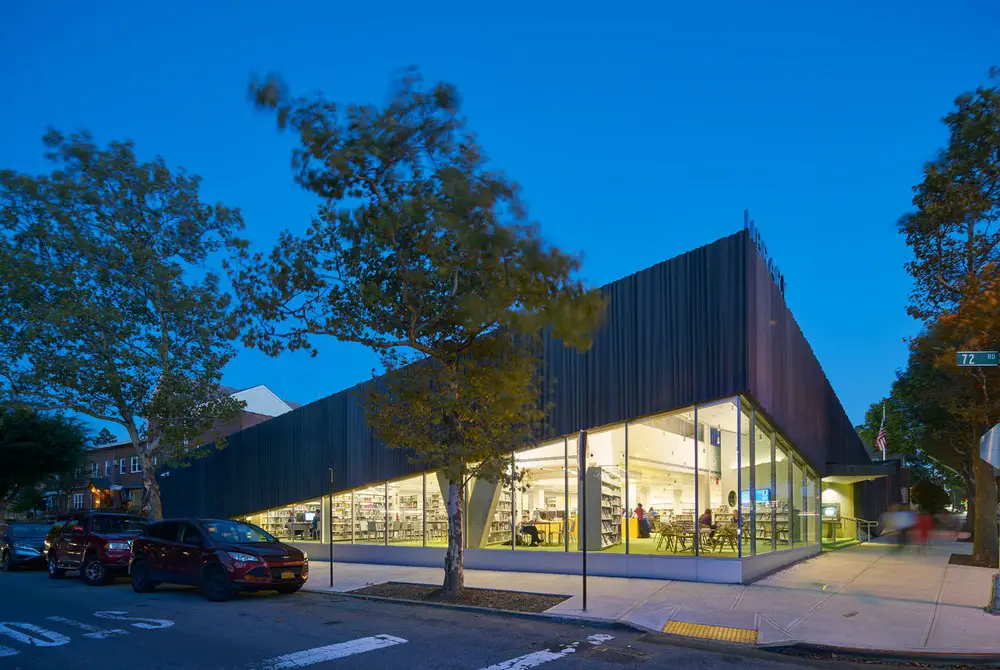 Kew Gardens Hills Library Building Queens NYC