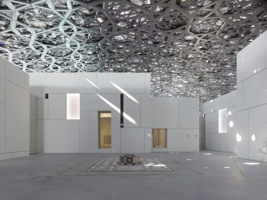 UAE art gallery building interior photo