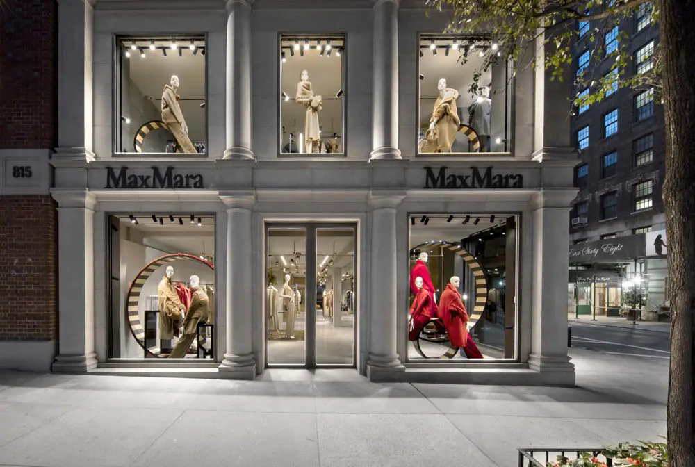 Lil Kruiden Kapitein Brie Max Mara on Madison Avenue, New York Shop - e-architect