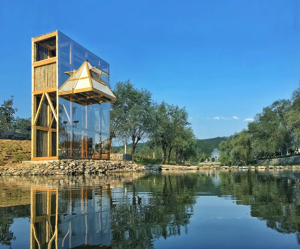 The Mirrored Sight Shelter, Guizhou, China, by Li Hao