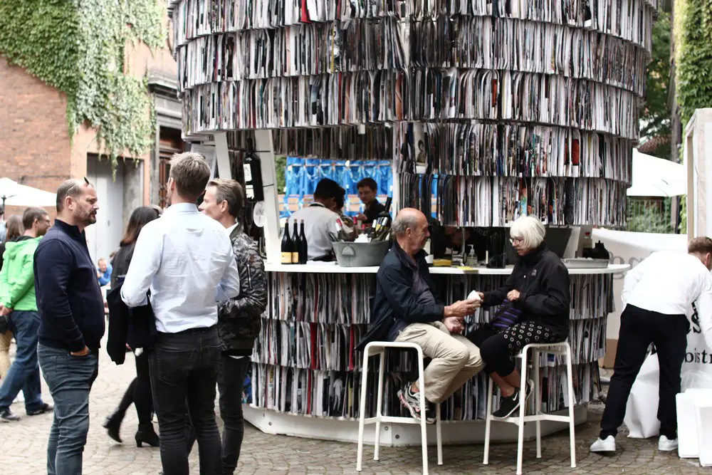 Paper Pavilion for CHART in Copenhagen