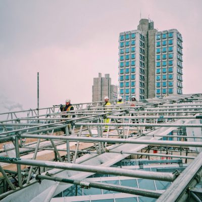 University of Leicester Engineering Building roof