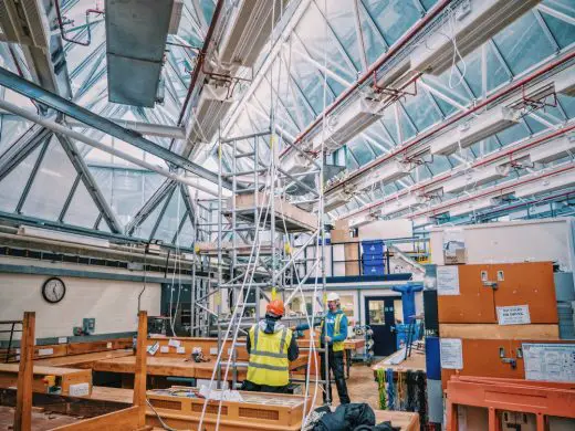 University of Leicester Engineering Building roof