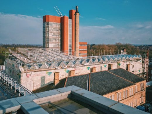 University of Leicester Engineering Building roof