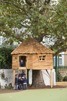 Ashburnham Primary School-playground in West London