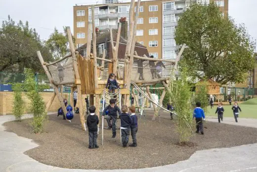 Ashburnham Primary School-playground in West London