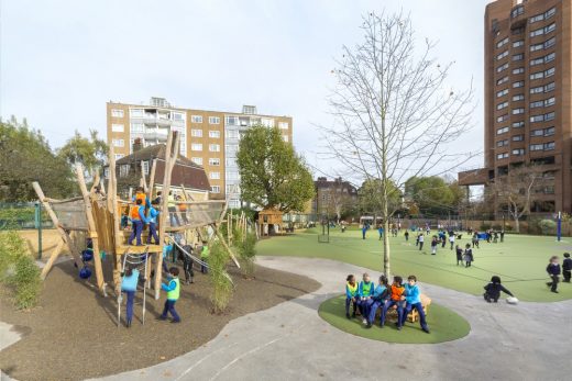 Ashburnham Primary School-playground in West London