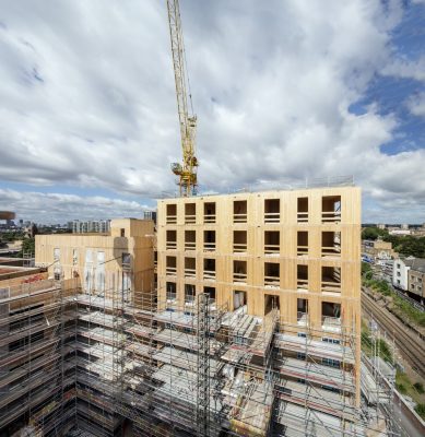 Dalston Lane timber building