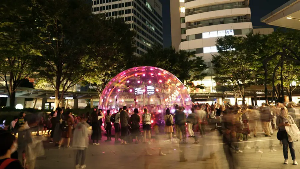 Giant Bubble Installation