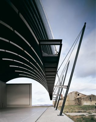 Indoor Court for Pelota.Urroz Villa, Navarre