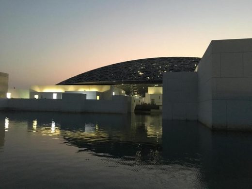 Louvre Museum Abu Dhabi Building by architect Jean Nouvel