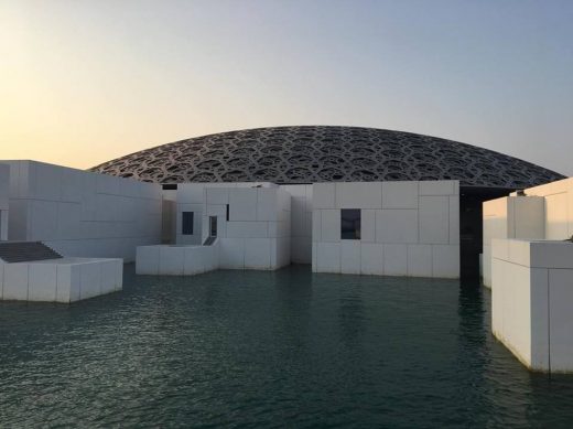 Louvre Museum Abu Dhabi Building by architect Jean Nouvel