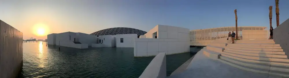 Louvre Abu Dhabi Museum Building UAE