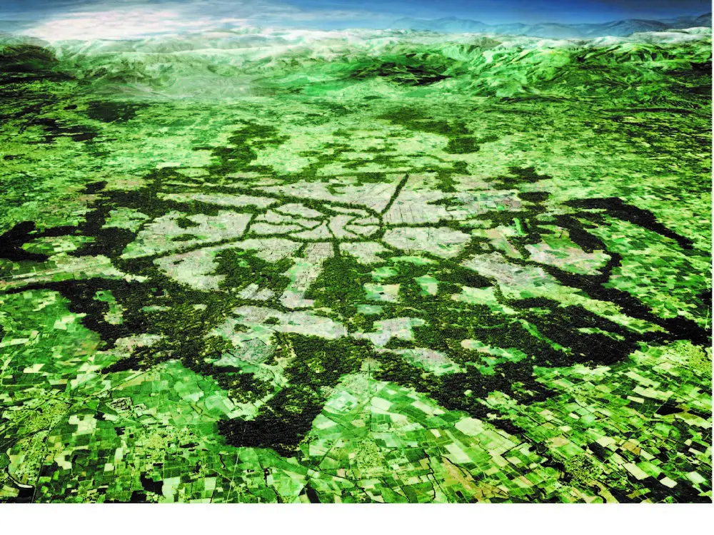 Milan forest proposal aerial image