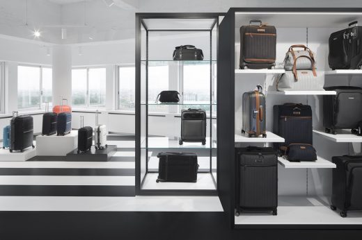 Samsonite Showroom in Amsterdam retail interior