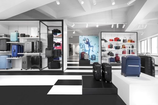 Samsonite Showroom in Amsterdam by i29 interior architects