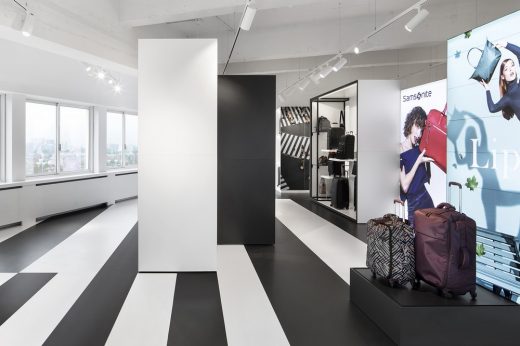 Samsonite Showroom in Amsterdam by i29 interior architects