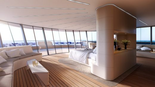 Se77antasette concept yacht for Benetti