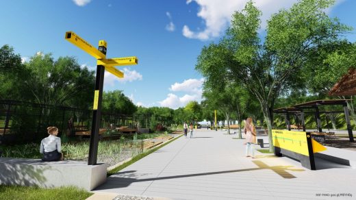 Singapore High Line Park design proposal
