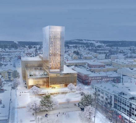 Skellefteå Kulturhus wooden building