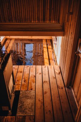 VALA Floating Sauna in Soomaa Forests Estonia