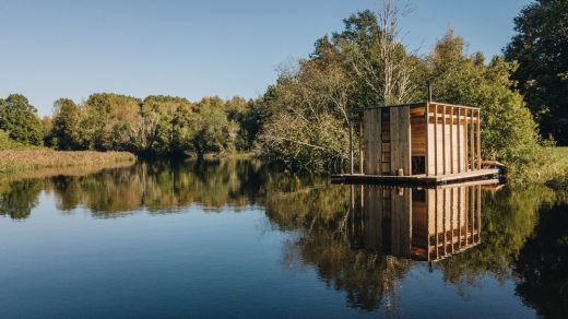 Floating Sauna Soomaa Forest