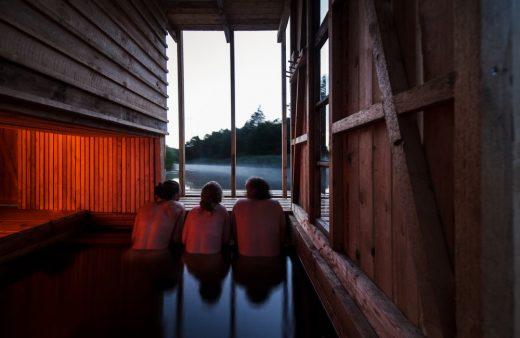 Floating Sauna Soomaa Forest