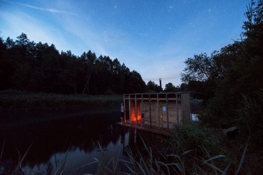 Floating Sauna Soomaa Forest